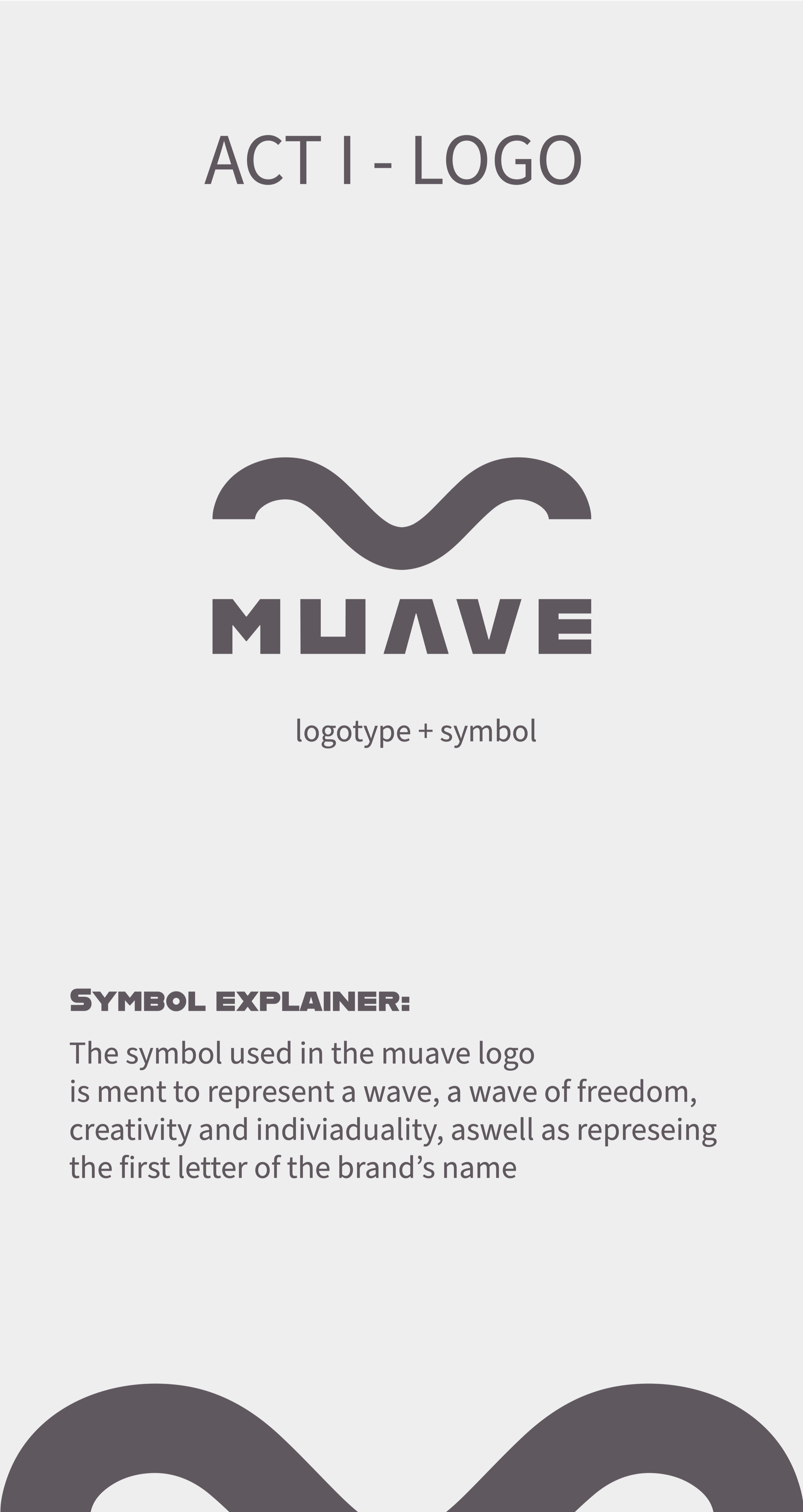 Muave — Act I Logo